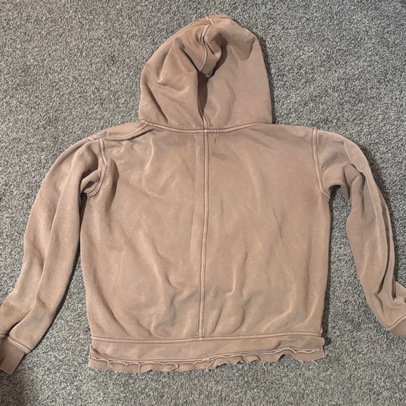 Free People Tan Hoodie Sweater - Picture 2 of 2